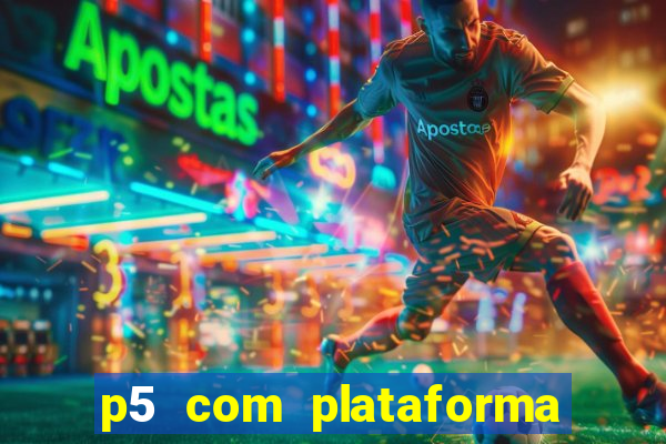 p5 com plataforma de jogos